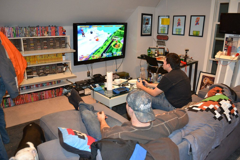 Illustration for article titled A Gaming Room For Which The Word "Room" Doesn't Really Do It Justice